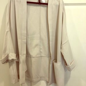 Cream blazer